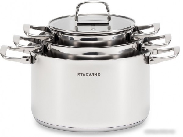 Набор кастрюль StarWind Chef Compact SW-CH3006