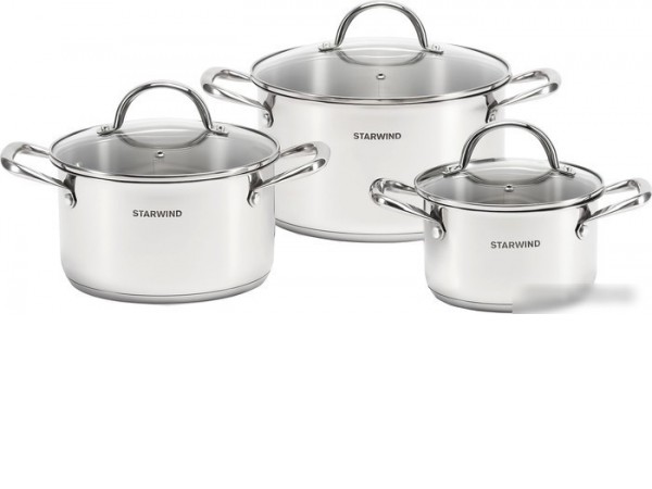 Набор кастрюль StarWind Chef Compact SW-CH1006