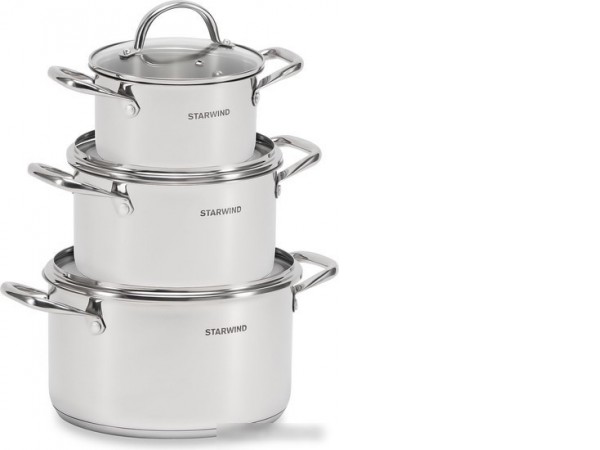 Набор кастрюль StarWind Chef Compact SW-CH1006