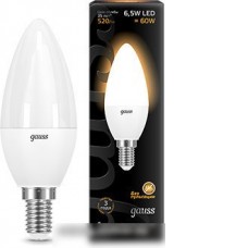 Светодиодная лампа Gauss E14 6.5 Вт 2700 К [103101107]