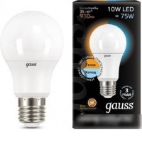 Светодиодная лампа Gauss E27 10 Вт 2700 K [102502110-T]