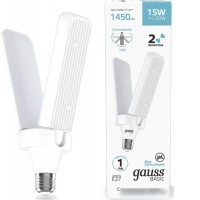 Светодиодная лампочка Gauss Basic Клевер-2 15W 1450lm 4000K E27 11732212