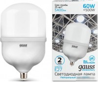 Светодиодная лампочка Gauss Elementary LED T160 E27 60W 5400lm 63226