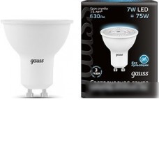 Светодиодная лампа Gauss GU10 7Вт 4100K [101506207]