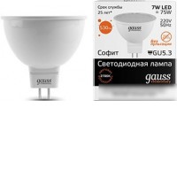Светодиодная лампа Gauss Elementary GU5.3 7Вт 2700K [13517]