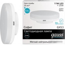 Светодиодная лампа Gauss LED Elementary GX53 11 Вт 4100 K