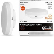 Светодиодная лампа Gauss Elementary GX53 9Вт 2700K [83819]