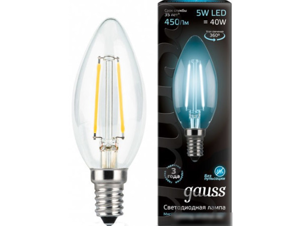 Светодиодная лампа Gauss E14 5Вт 4100К [103801205]