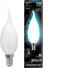 Светодиодная лампа Gauss Filament Candle Tailed Opal E14 5 Вт 4100 К 104201205