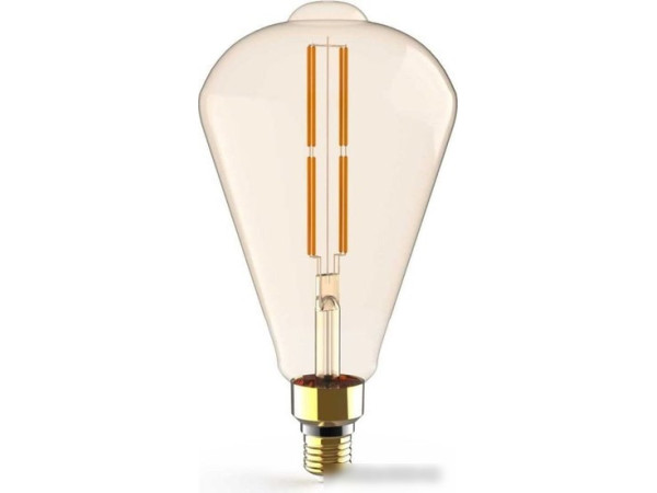 Светодиодная лампочка Gauss Filament ST164 E27 6W 890lm 2700K golden straight 157802118