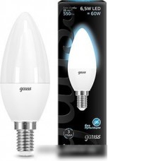 Светодиодная лампа Gauss E14 6.5 Вт 4100 К [103101207]