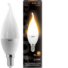 Светодиодная лампа Gauss E14 6.5Вт 2700К [104101107]