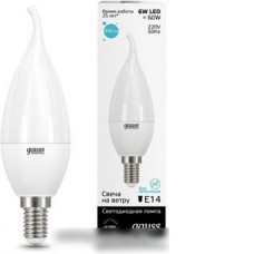 Светодиодная лампа Gauss Elementary E14 6Вт 4100K [34126]
