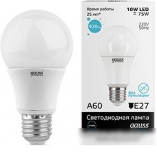 Светодиодная лампа Gauss Elementary E27 10Вт [23220]