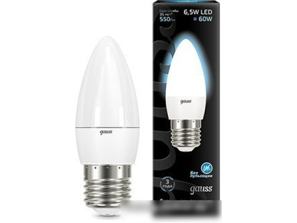 Светодиодная лампа Gauss E27 6.5 Вт 4100 К [103102207]