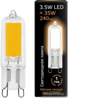 Светодиодная лампа Gauss LED G9 3.5 Вт 4100 К 107809203