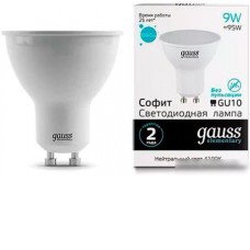 Светодиодная лампочка Gauss LED Elementary MR16 GU10 9W 4100К 13629