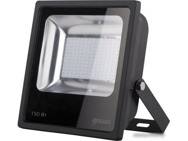 Прожектор Gauss LED 150W IP65 6500K 613100150 (черный)