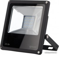 Прожектор Gauss LED 20W IP65 6500K 613100320 (черный)