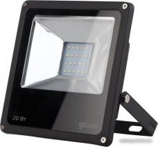 Прожектор Gauss LED 20W IP65 6500K 613100320 (черный)