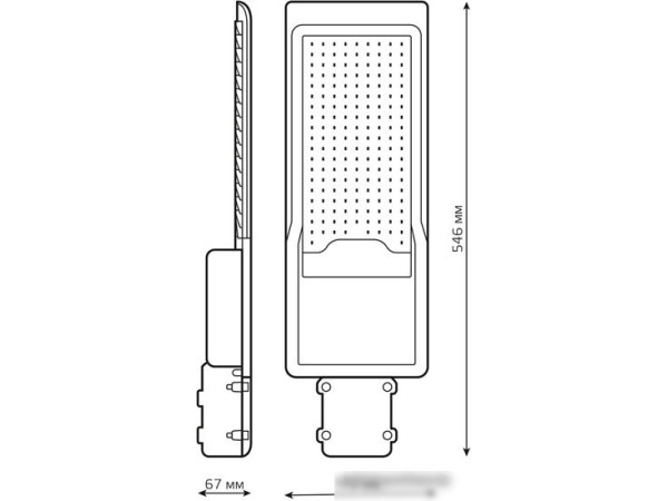 Уличный прожектор Gauss Avenue 629534320