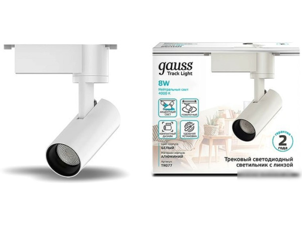 Трековый светильник Gauss TR077