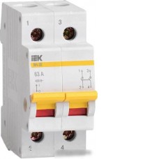 Выключатель нагрузки IEK ВН-32 2Р 63А MNV10-2-063 (мини-рубильник)
