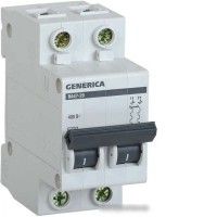 Выключатель автоматический IEK ВА47-29 50А 2Р 4.5кА С MVA25-2-050-C