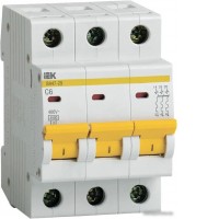 Выключатель автоматический IEK ВА 47-29 6А 3P 4.5кА С MVA20-3-006-C