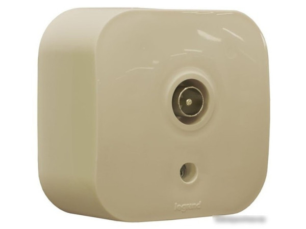 Розетка телевизионная Legrand Quteo 782245 (слоновая кость)