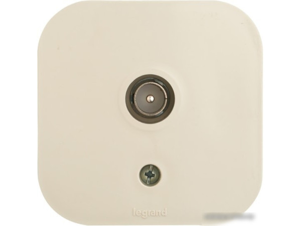 Розетка телевизионная Legrand Quteo 782245 (слоновая кость)