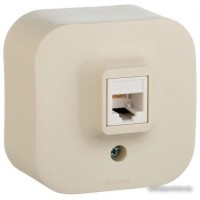Розетка телефонная Legrand Quteo 782244 (слоновая кость)