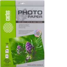 Пленка для ламинирования CACTUS прозрачная A4 150 г/кв.м. 50 листов [CS-FA415050]