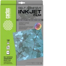 Самоклеящаяся пленка CACTUS прозрачная A4 150 г/м2 15 листов CS-FSA415015