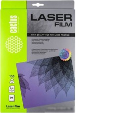 Пленка для ламинирования CACTUS для лазерной печати A4 150 г/кв.м. 50 листов