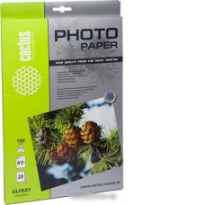 Фотобумага CACTUS Глянцевая A3 150 г/кв.м. 20 листов (CS-GA315020)