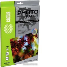 Фотобумага CACTUS Глянцевая A4 180 г/кв.м. 50 листов (CS-GA418050)