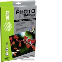Фотобумага CACTUS Глянцевая A4 200 г/кв.м. 50 листов (CS-GA420050)