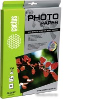 Фотобумага CACTUS Глянцевая A4 230 г/кв.м. 50 листов (CS-GA423050)