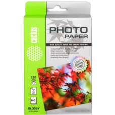 Фотобумага CACTUS Глянцевая A6 230 г/кв.м. 100 листов (CS-GA6230100)
