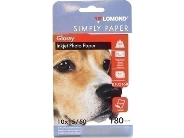 Фотобумага Lomond односторонняя эконом глянцевая 10x15 180 г/м2 50л