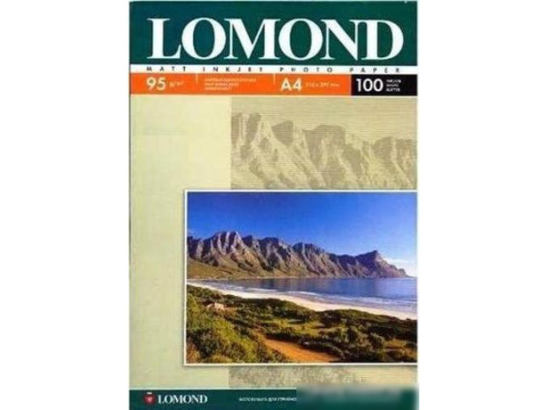 Фотобумага Lomond матовая односторонняя A3 95 г/кв.м. 100 листов (0102129)