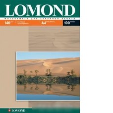 Фотобумага Lomond Матовая А4 140 г/кв.м. 100 листов (0102074)