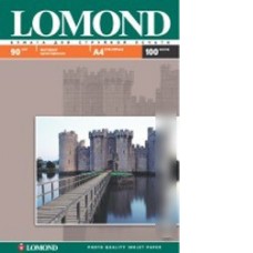 Фотобумага Lomond Матовая A4 90 г/кв.м. 100 листов (0102001)
