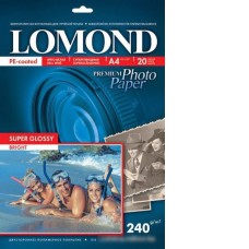 Фотобумага Lomond Суперглянцевая A4 240 г/кв.м. 20 л (1105100)