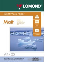 Фотобумага Lomond Односторонняя матовая A4 205г/м2 25л (0102124)