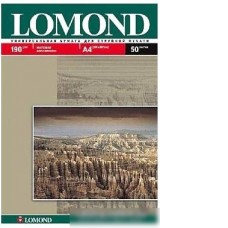 Фотобумага Lomond матовая двусторонняя A4 190 г/кв.м. 50 листов (0102015)