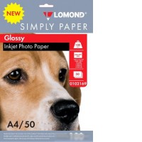 Фотобумага Lomond односторонняя эконом глянцевая A4 180 г/м2 50л