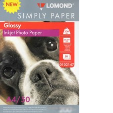 Фотобумага Lomond односторонняя эконом глянцевая A4 200 г/м2 50л