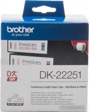Самоклеящаяся термобумага Brother DK-22251 (62 мм, 15.24 м)